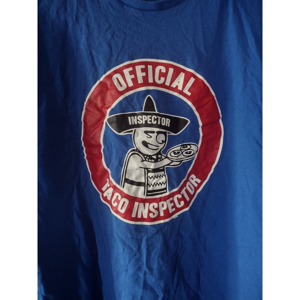 DIRTY AL'S SOUTH PADRE ISLAND TACO INSPECTOR T SHIRT XL